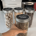 Chalkboard Top Mason Jar Lids (Regular - 12 set)